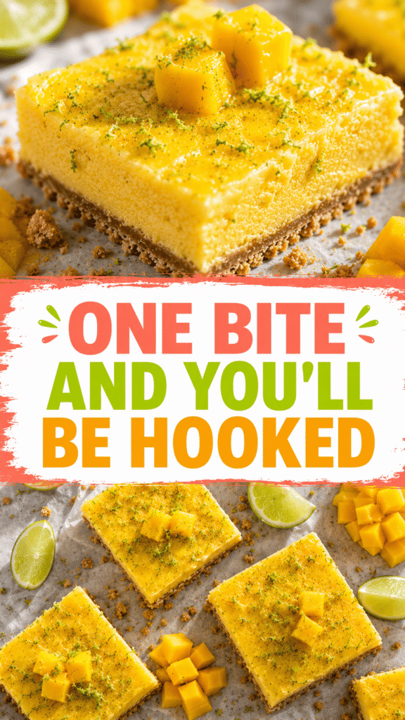 Mango Lime Tart Bars