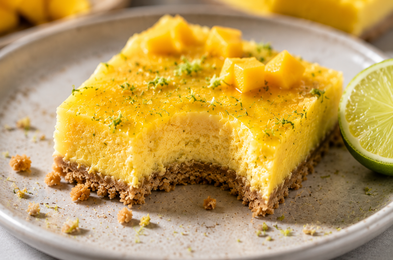 Mango Lime Tart Bars – A Sweet and Tangy Tropical Treat