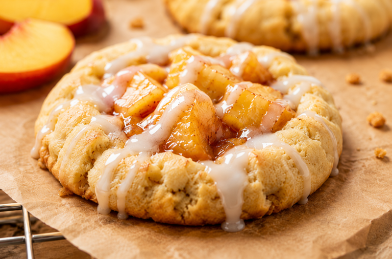 These Irresistible Peach Pie Cookies Taste Just Like Peach Pie