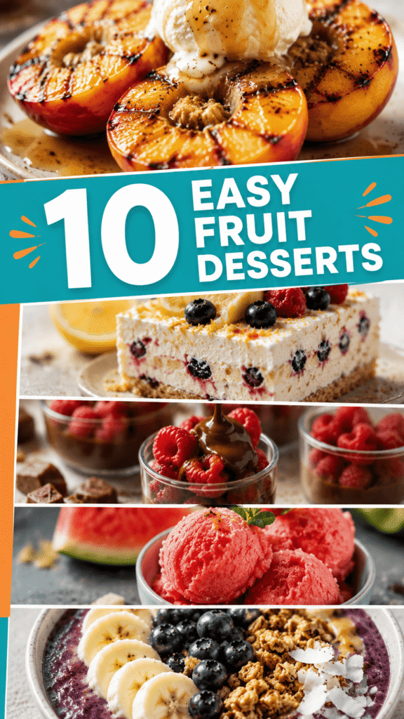 Fruit-Based Desserts Under 30 Minutes