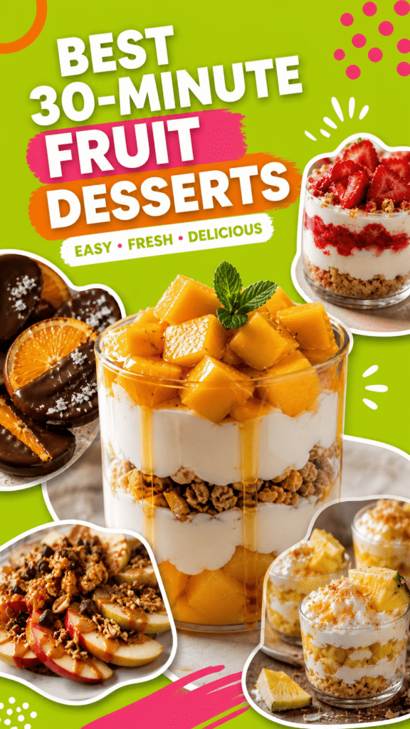 Fruit-Based Desserts Under 30 Minutes