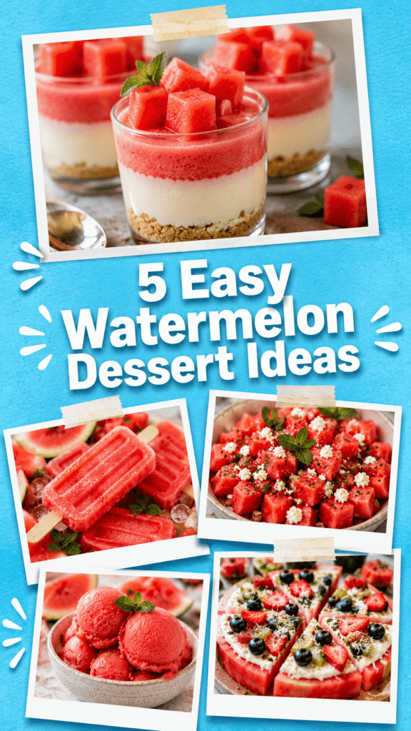 Watermelon Dessert Ideas