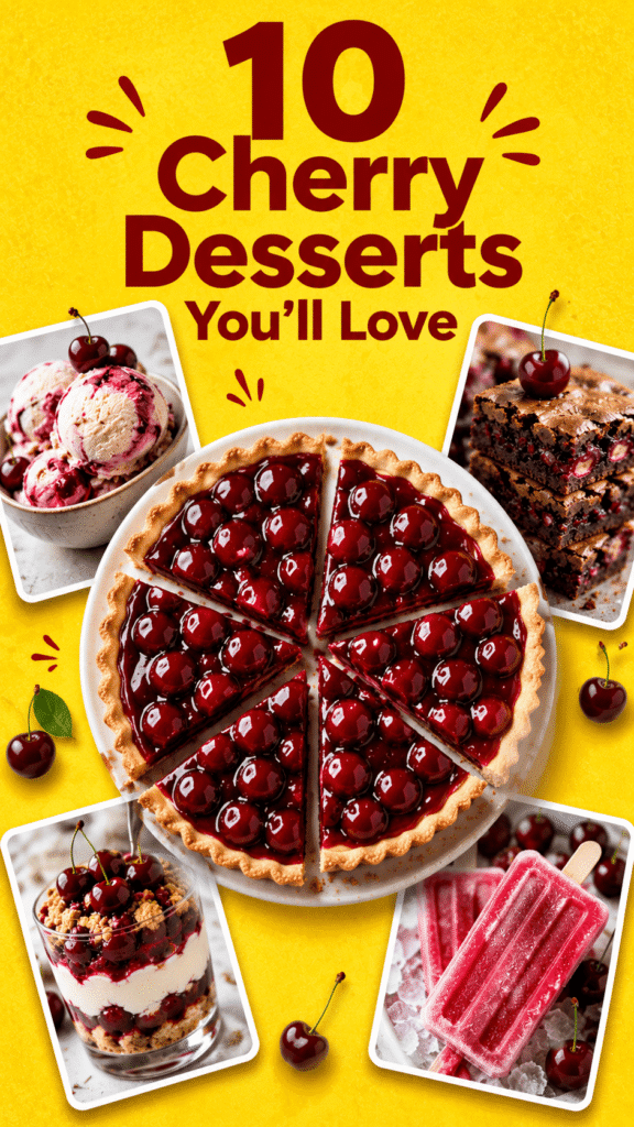 Cherry Desserts for Summer