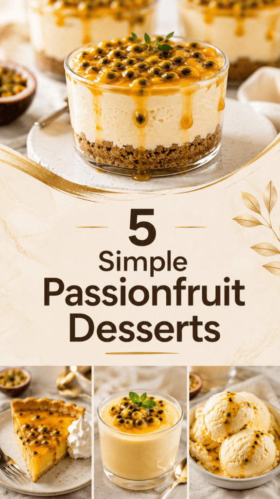 Passionfruit Dessert Recipes