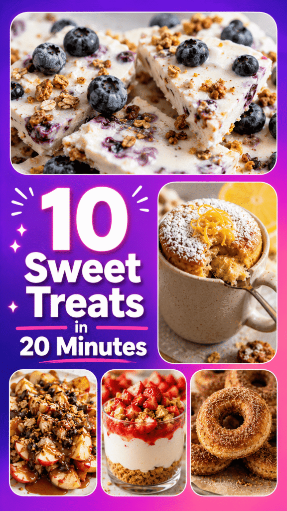 20 Minute Dessert Recipes