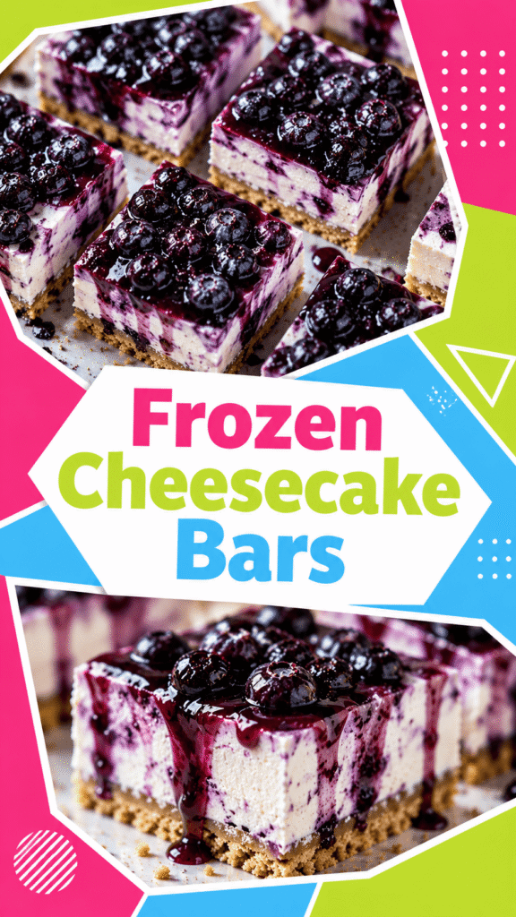 Frozen Cheesecake Bars
