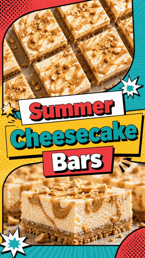 Frozen Cheesecake Bars