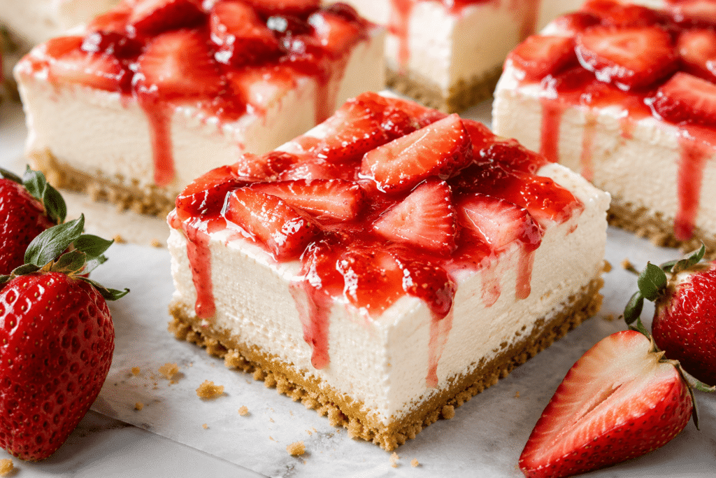 Frozen Cheesecake Bars