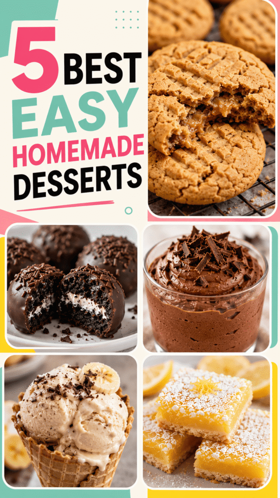 3 Ingredient Dessert Recipes