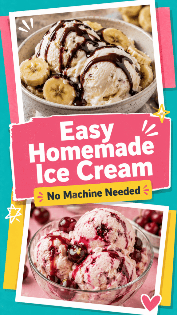 Homemade Ice Cream Without Machine