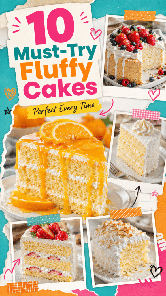 Light & Fluffy Cake Recipes