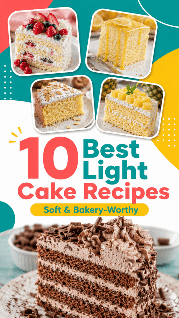 Light & Fluffy Cake Recipes