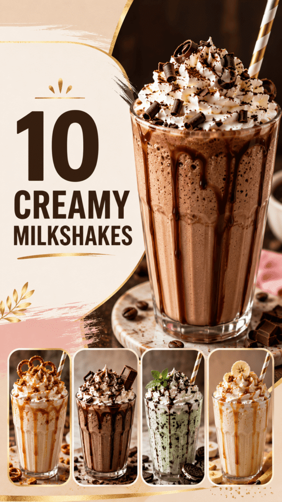 Creamy Milkshake Recipes
