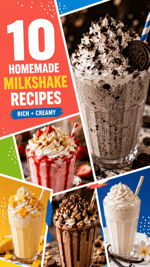 Creamy Milkshake Recipes