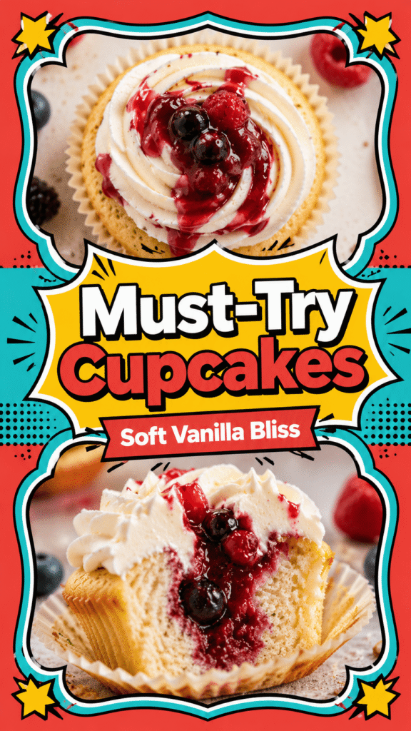 Light Vanilla Cupcakes