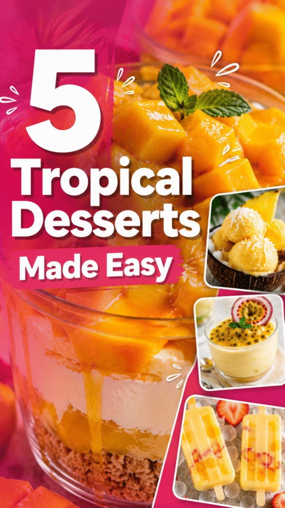 Tropical Fruit Desserts