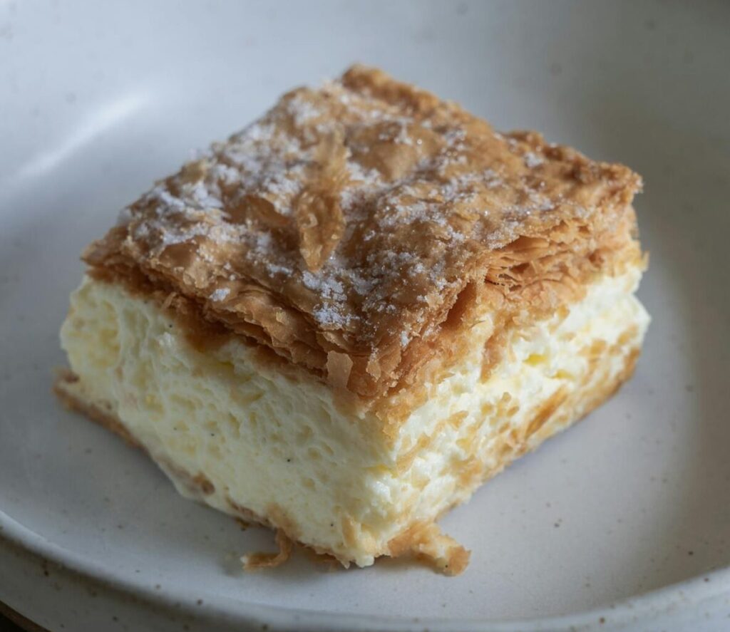 No-Bake Vanilla Slice