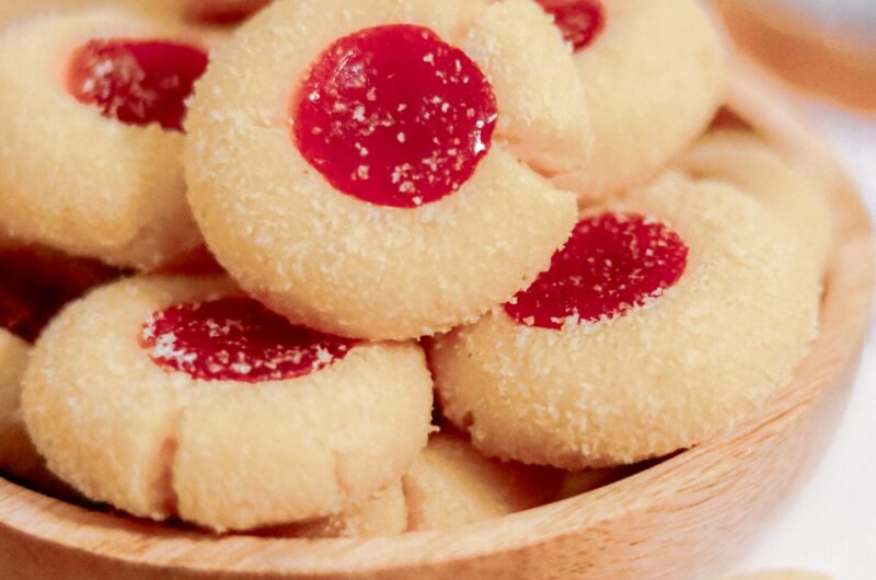Thumbprint Cookies with Jam – Buttery, Easy & Bakery-Worthy