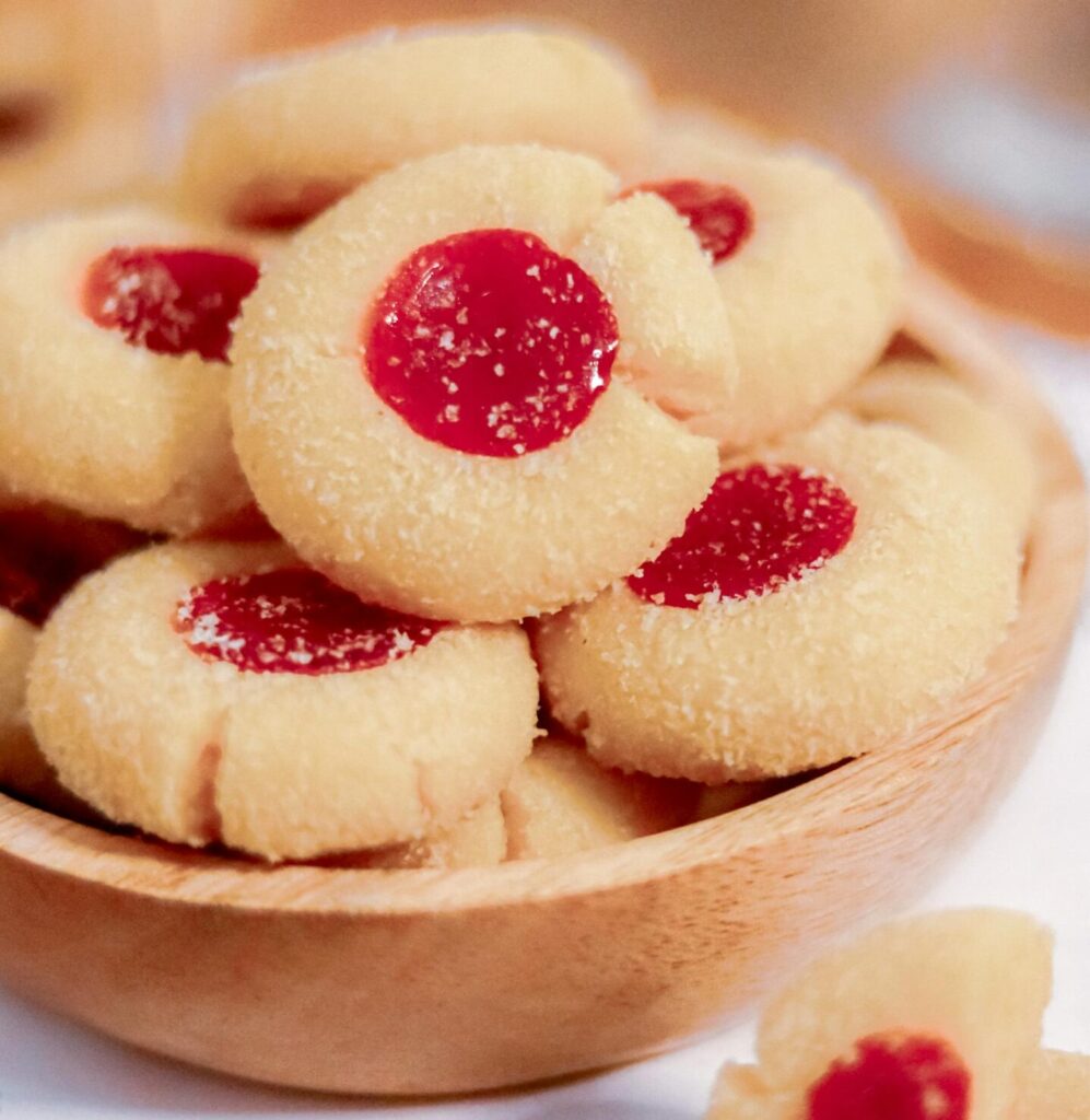Jam Thumbprint Cookies