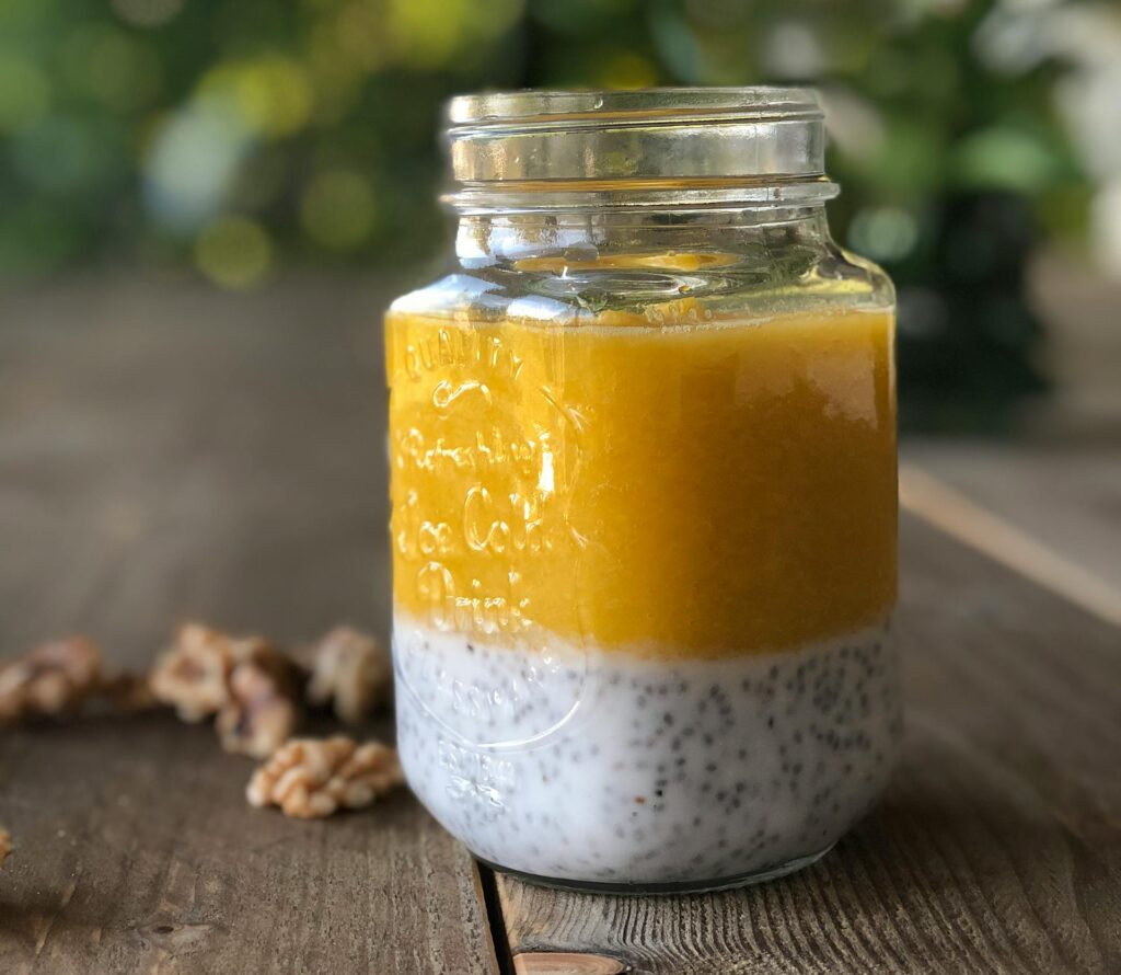 Coconut Mango Chia Pudding