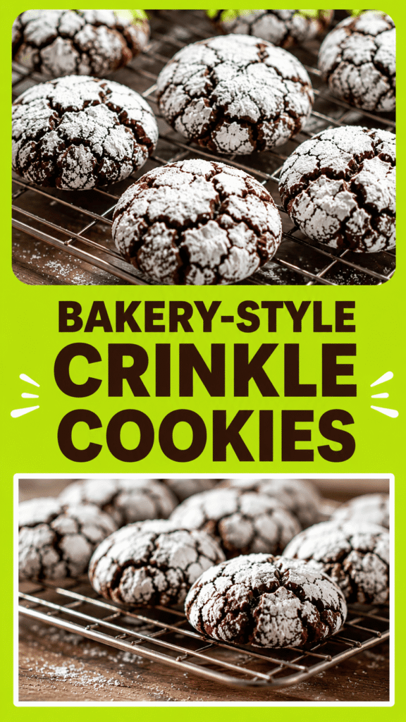 Chocolate Crinkle Cookies