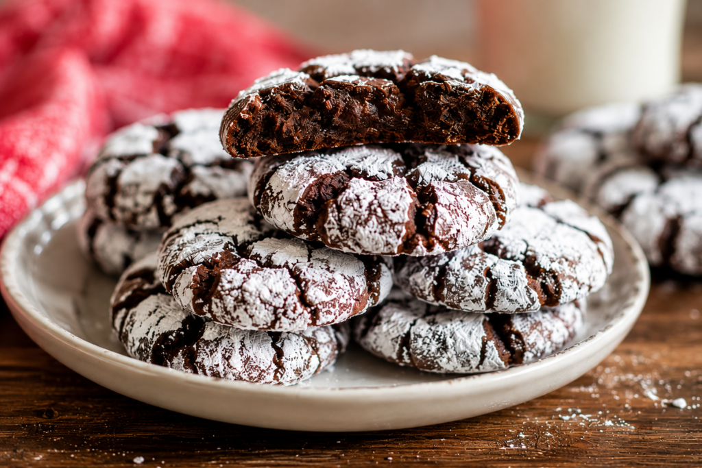 Chocolate Crinkle Cookies