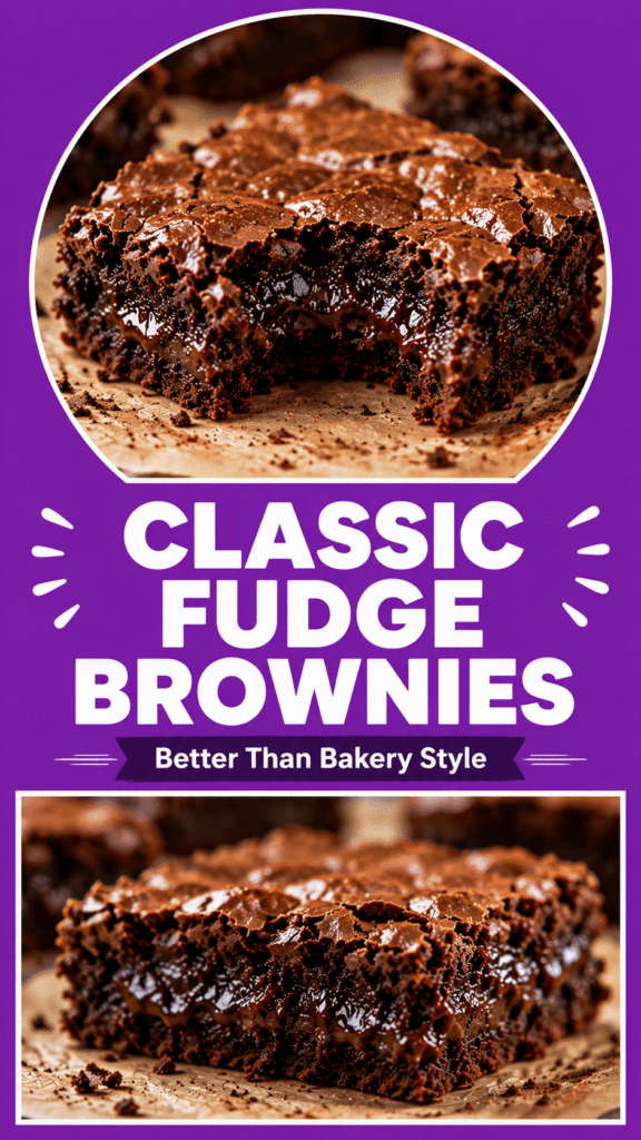 Classic Fudge Brownies