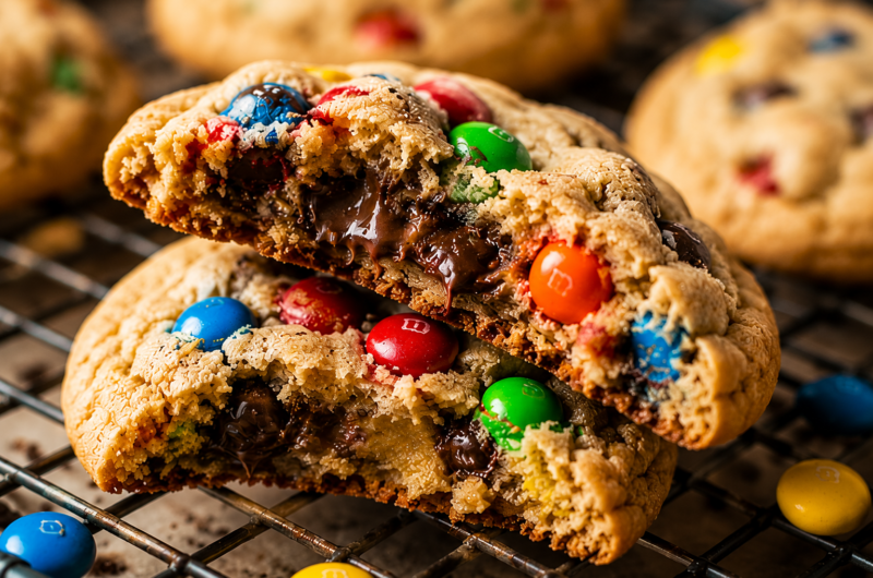 M&M Cookies: Soft, Chewy, and Packed with Chocolate Candy