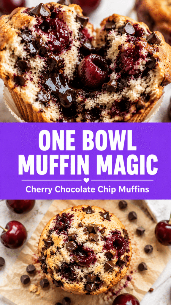Cherry Chocolate Chip Muffins