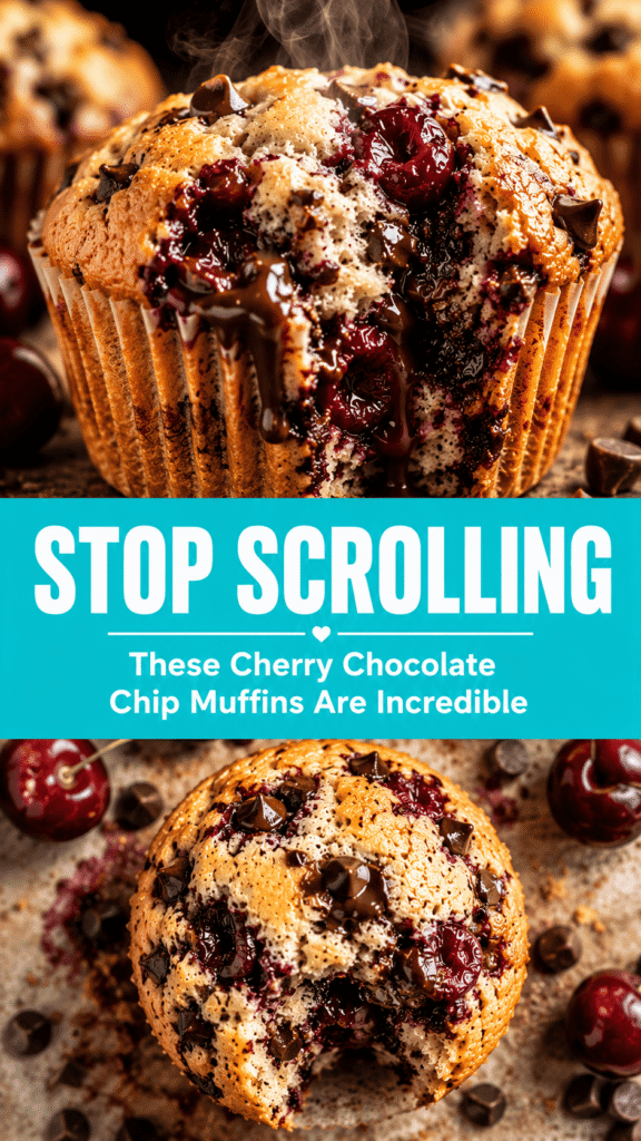 Cherry Chocolate Chip Muffins