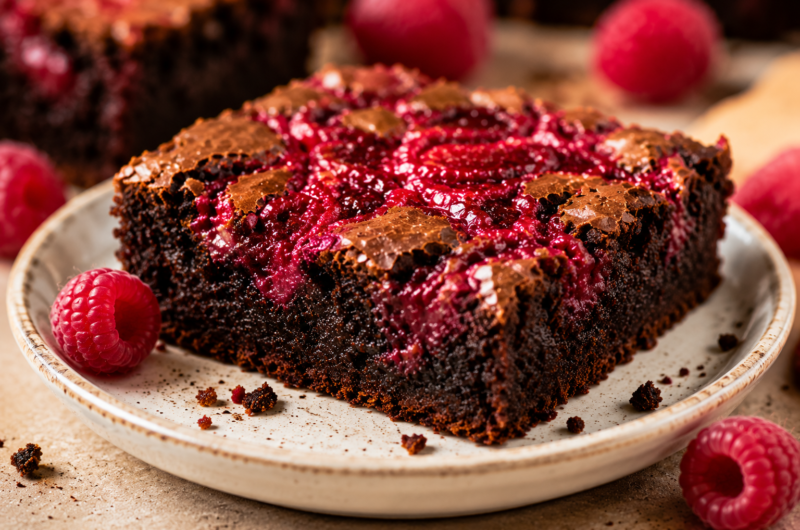 Sweet, Tart, and Extra Fudgy: The Best Raspberry Swirl Brownies