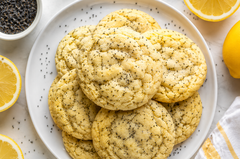 Lemon Poppy Seed Cookies (Soft, Chewy & Bursting with Flavor)