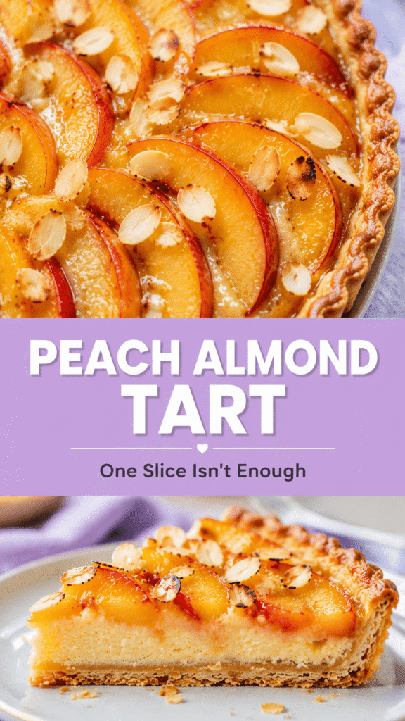 Peach Almond Tart