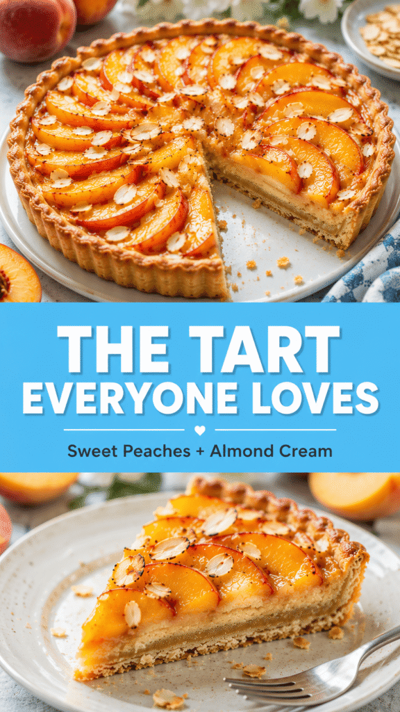 Peach Almond Tart
