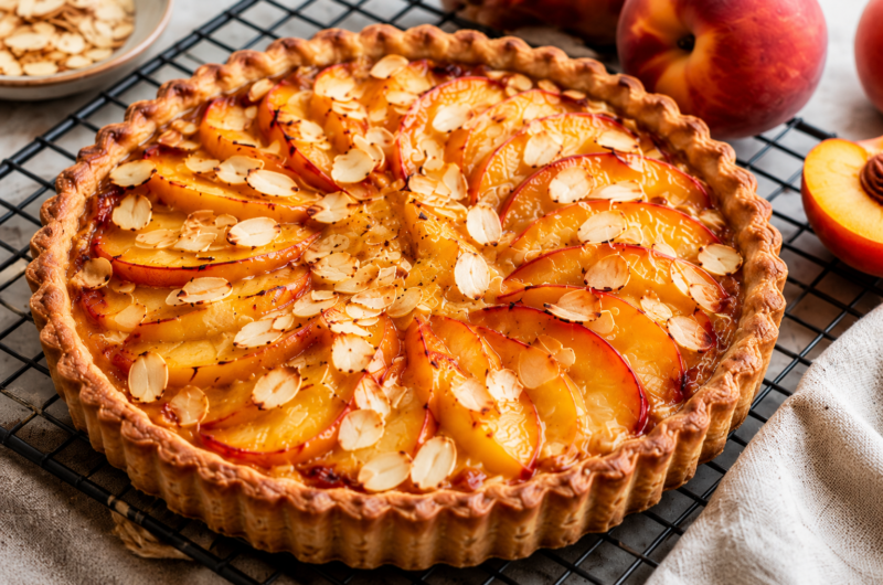 Peach Almond Tart Recipe: Buttery, Nutty, and Perfect for Summer