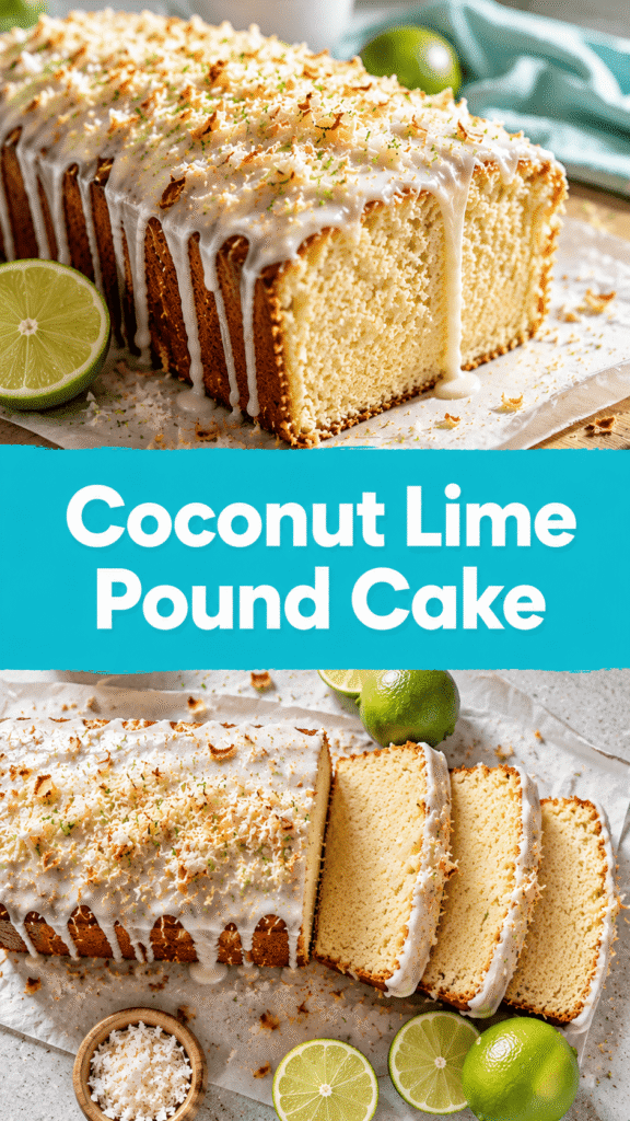 Coconut Lime Pound Cake