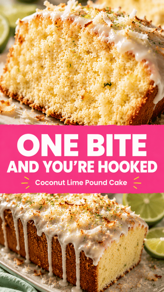 Coconut Lime Pound Cake
