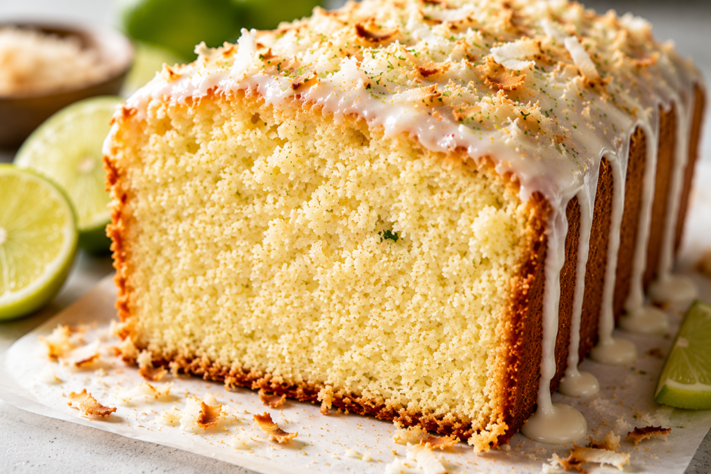 Coconut Lime Pound Cake