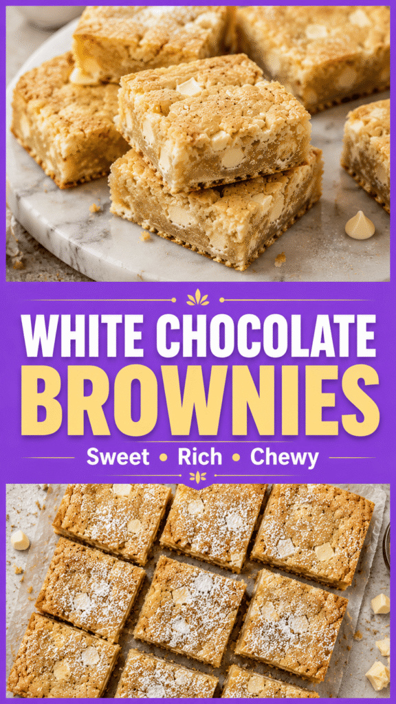 White Chocolate Brownies
