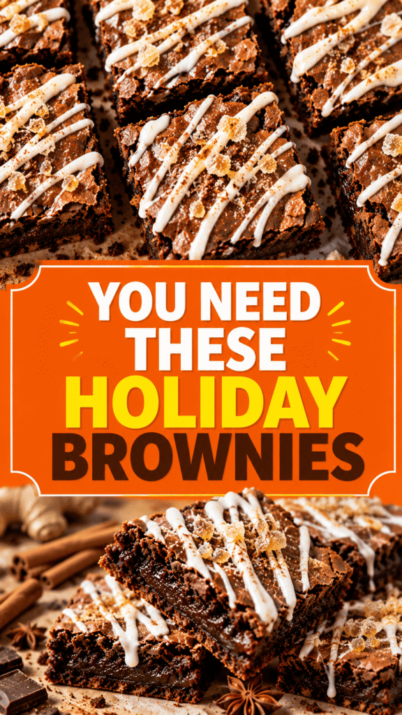 Gingerbread Brownies