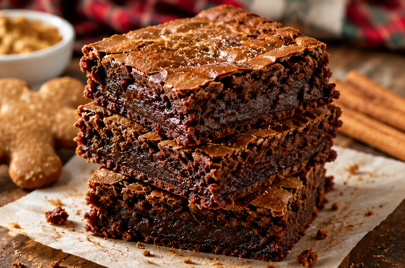 Easy Gingerbread Brownies: Rich, Chewy, and Perfectly Spiced