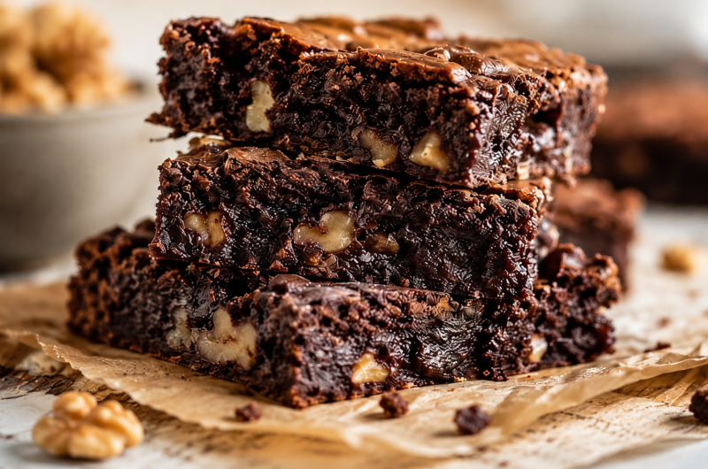 Walnut Brownies Recipe: Rich, Fudgy, and Easy Homemade Treat