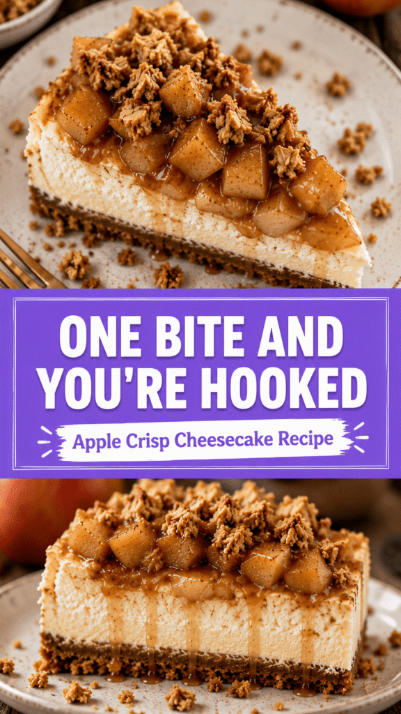 apple crisp cheesecake