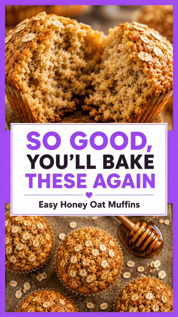 Honey Oat Muffins