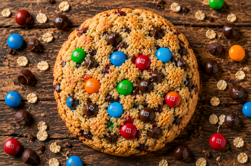 Monster Cookies: Ultimate Chewy Peanut Butter Oatmeal Cookies