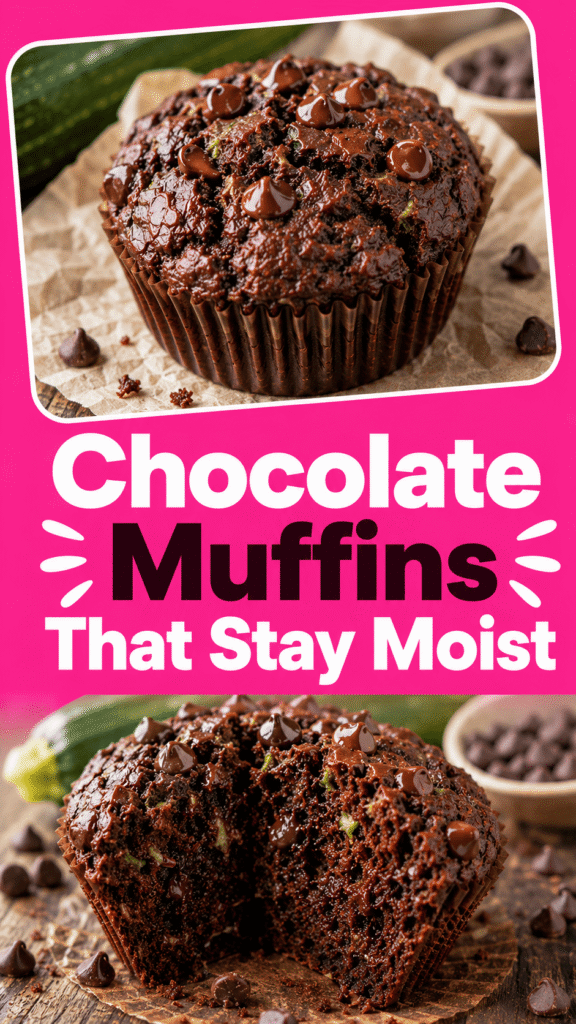 Chocolate Zucchini Muffins