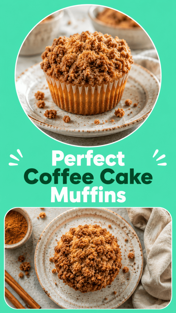 Coffee Cake Muffins with Streusel