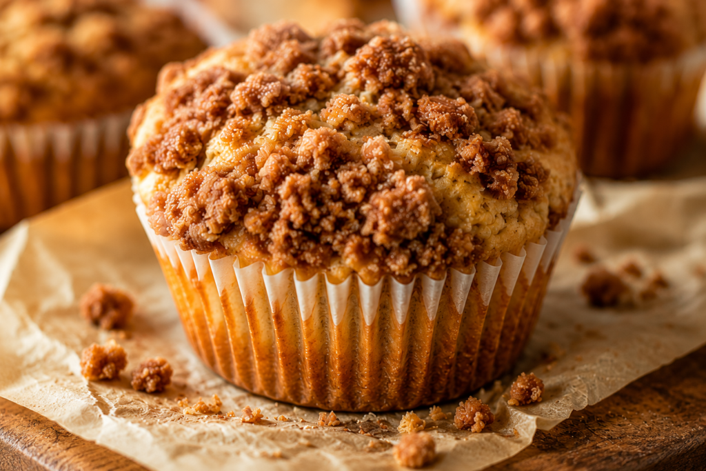 Coffee Cake Muffins with Streusel