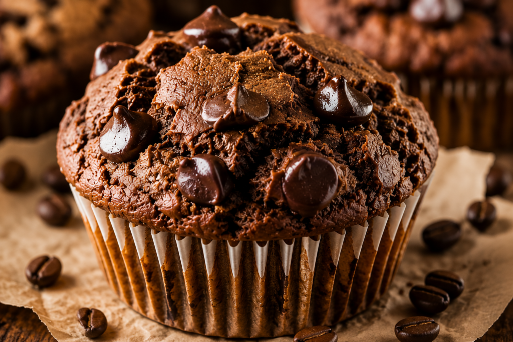 Mocha Chocolate Chip Muffins