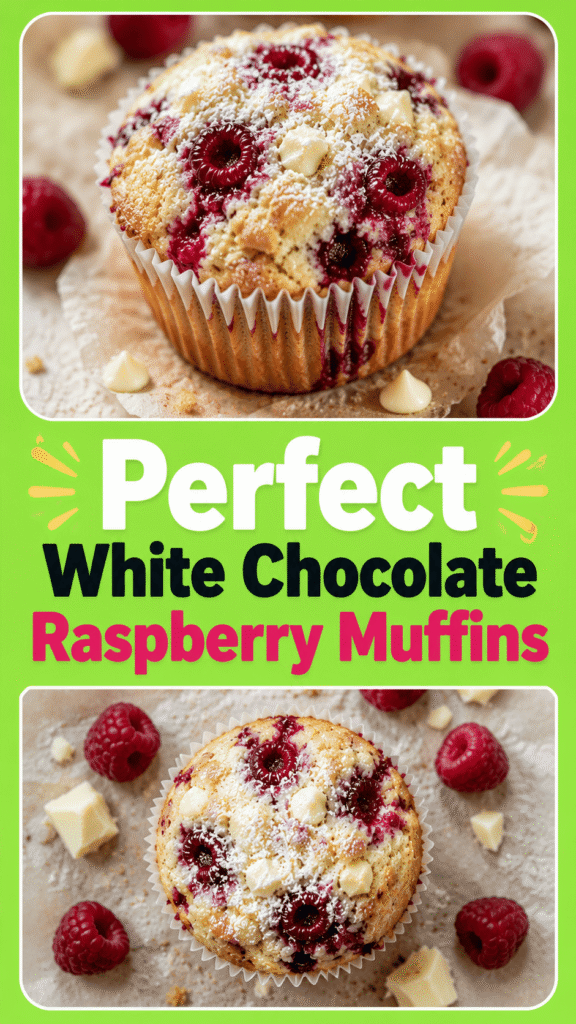 White Chocolate Raspberry Muffins